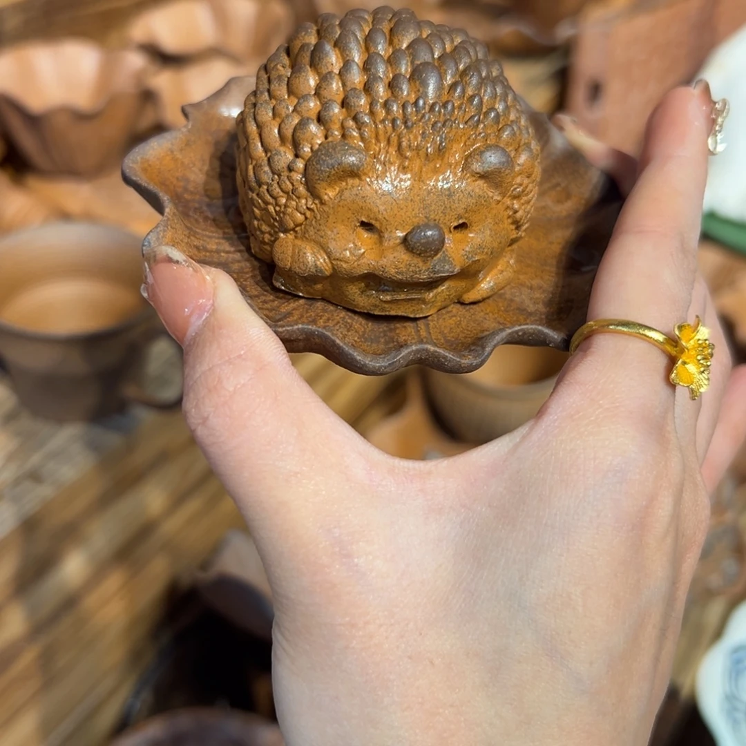 裸烧老岩泥粗陶茶具茶器