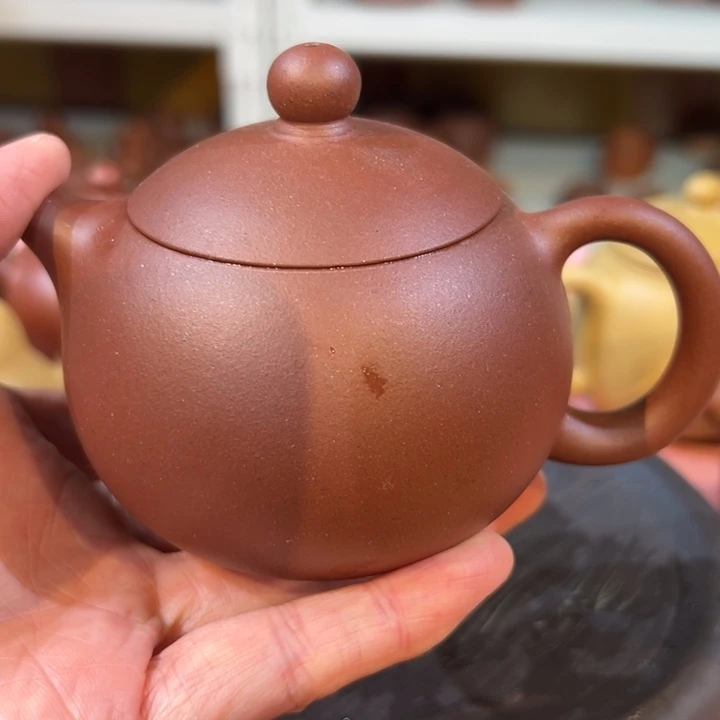 茶案紫砂紫泥花泥西施180cc