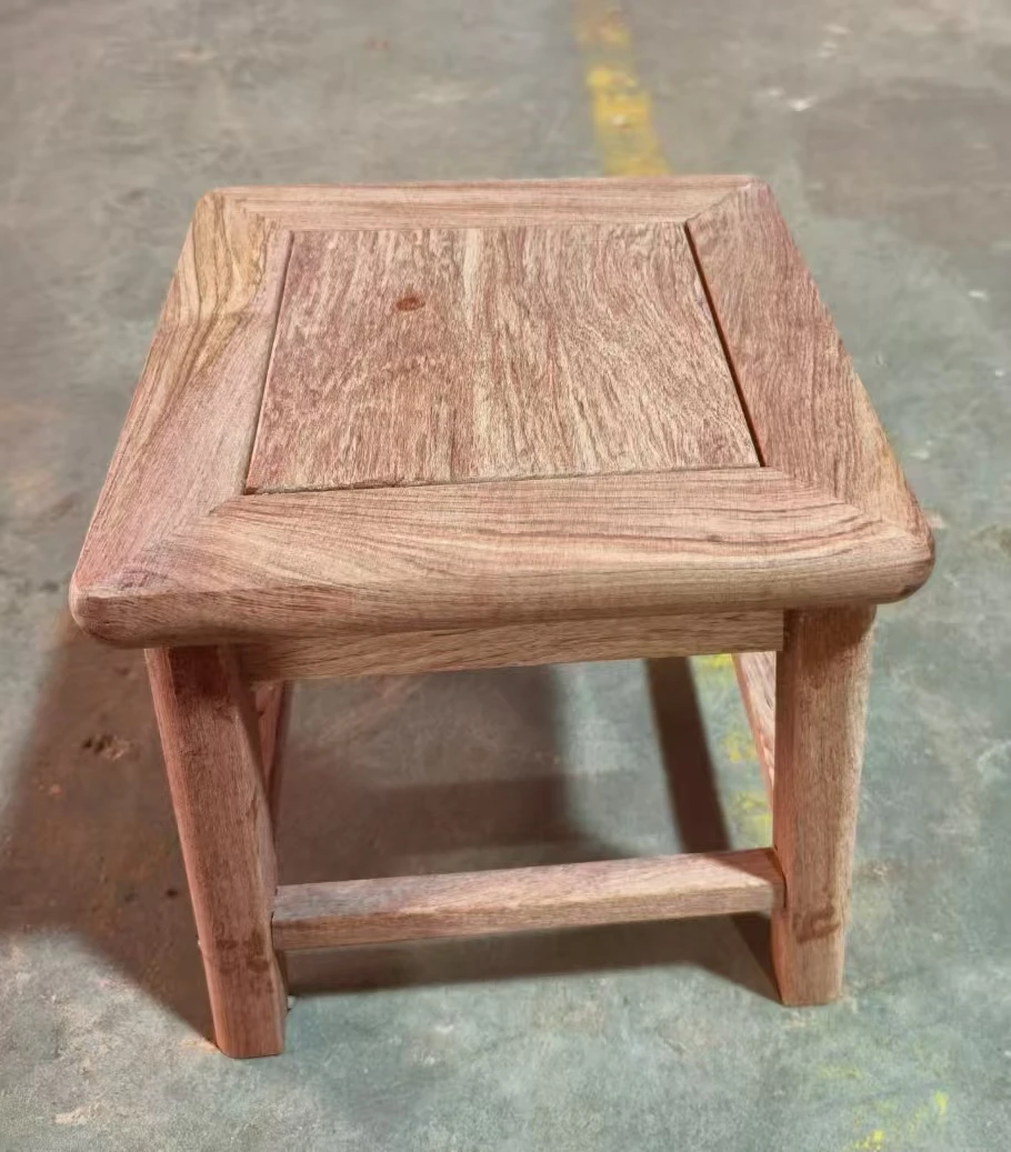 红木复古方形巴花小方凳凳子实木小凳手工家用中式简约高颜值禅意