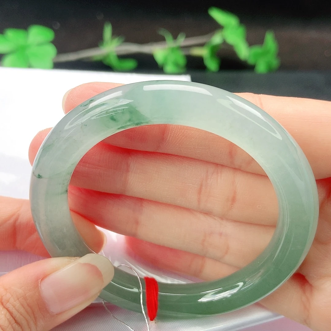 翡翠未镶嵌手镯（圆镯）51➕圆