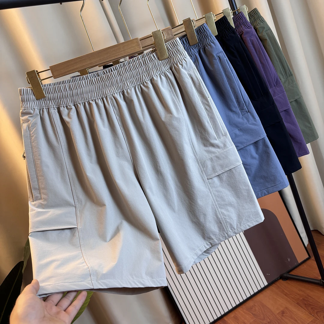 户外休闲运动吸湿速干男士夏季轻量透气凉感防晒美式工装五分短裤