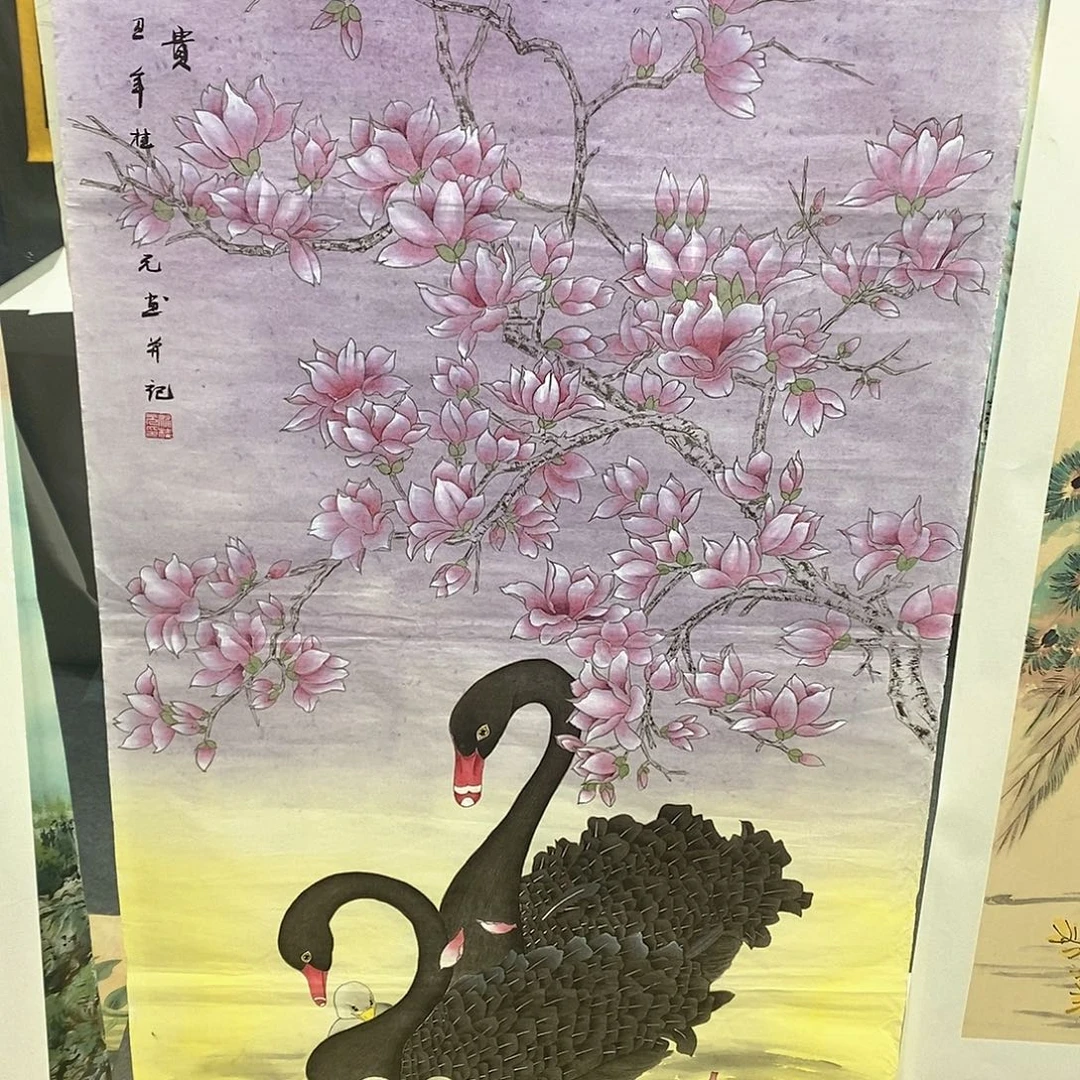 国画国画手绘作品