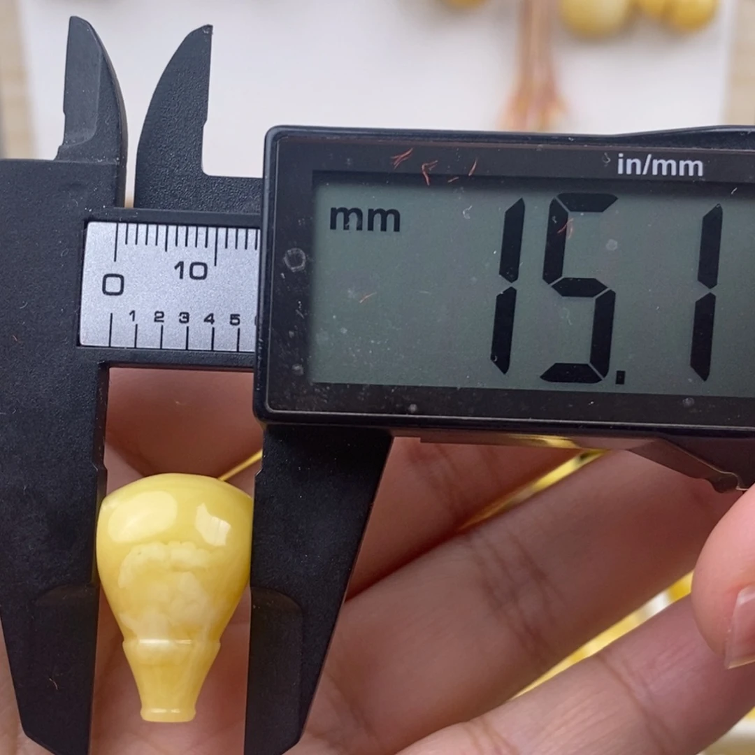 未镶嵌琥珀裸石蜜蜡三通