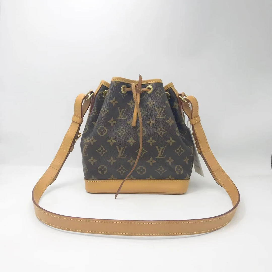 95新 LouisVuitton/路易威登 洋城二手 LV老花水桶BB斜跨包