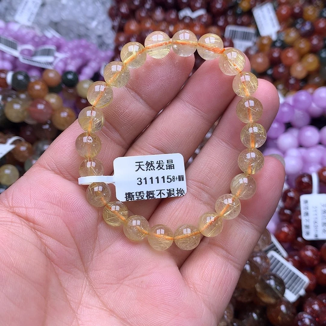 水晶手链未镶嵌，，