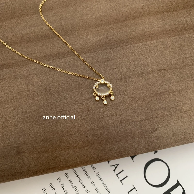 吊坠925银 【X442】S925银经典迷你平安锁精致气质小众百搭项链