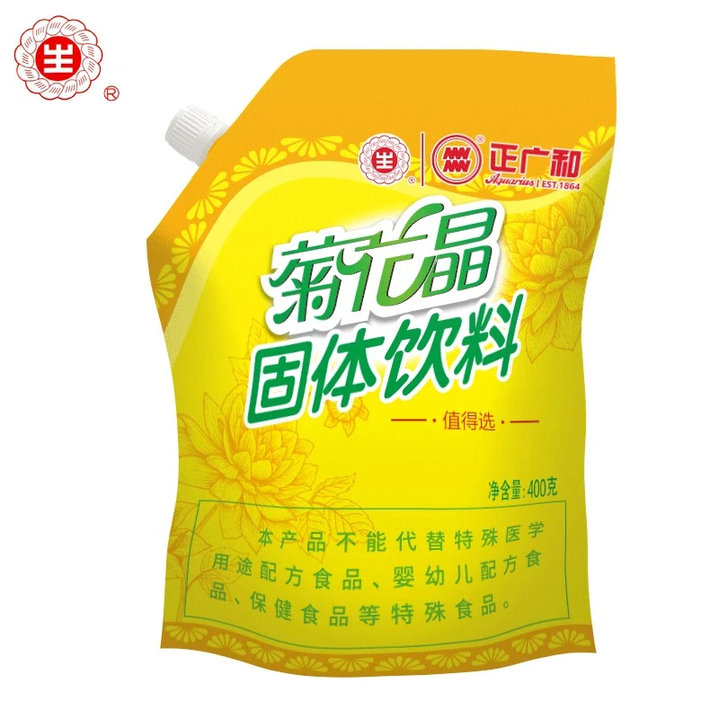 正广和生字牌菊花晶固体饮料袋装400g装菊花晶颗粒怀旧饮品