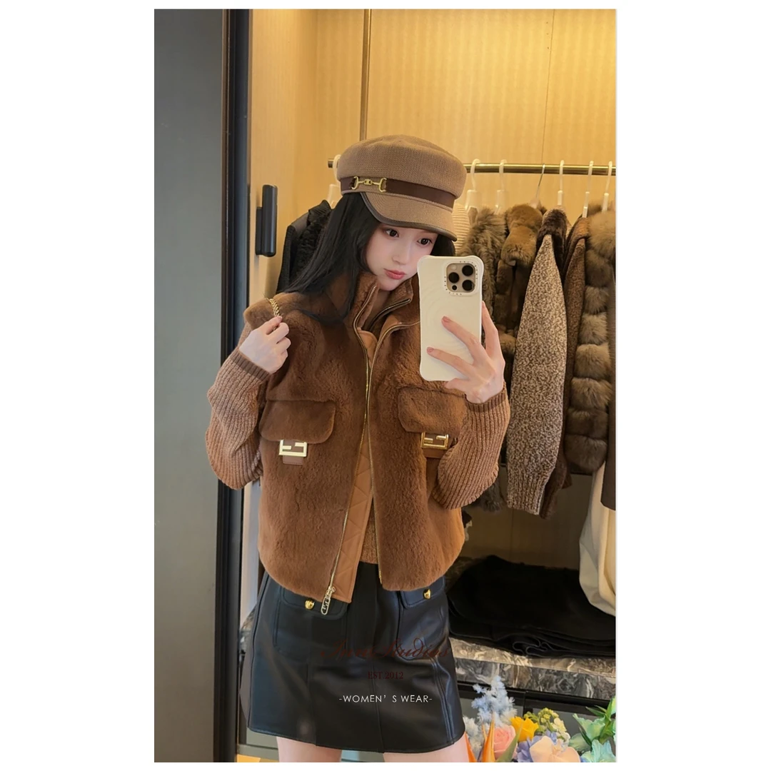 Innstudios F丹麦进口貂绒马甲外套