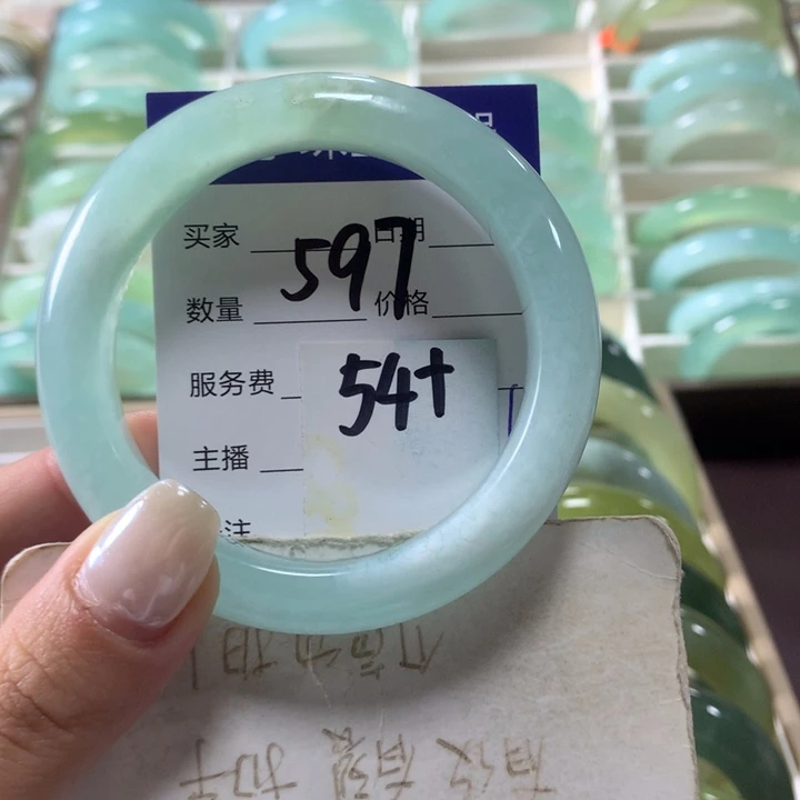 未镶嵌蛇纹石玉手镯597