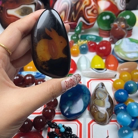 玛瑙/玉髓戒指未镶嵌悟*生