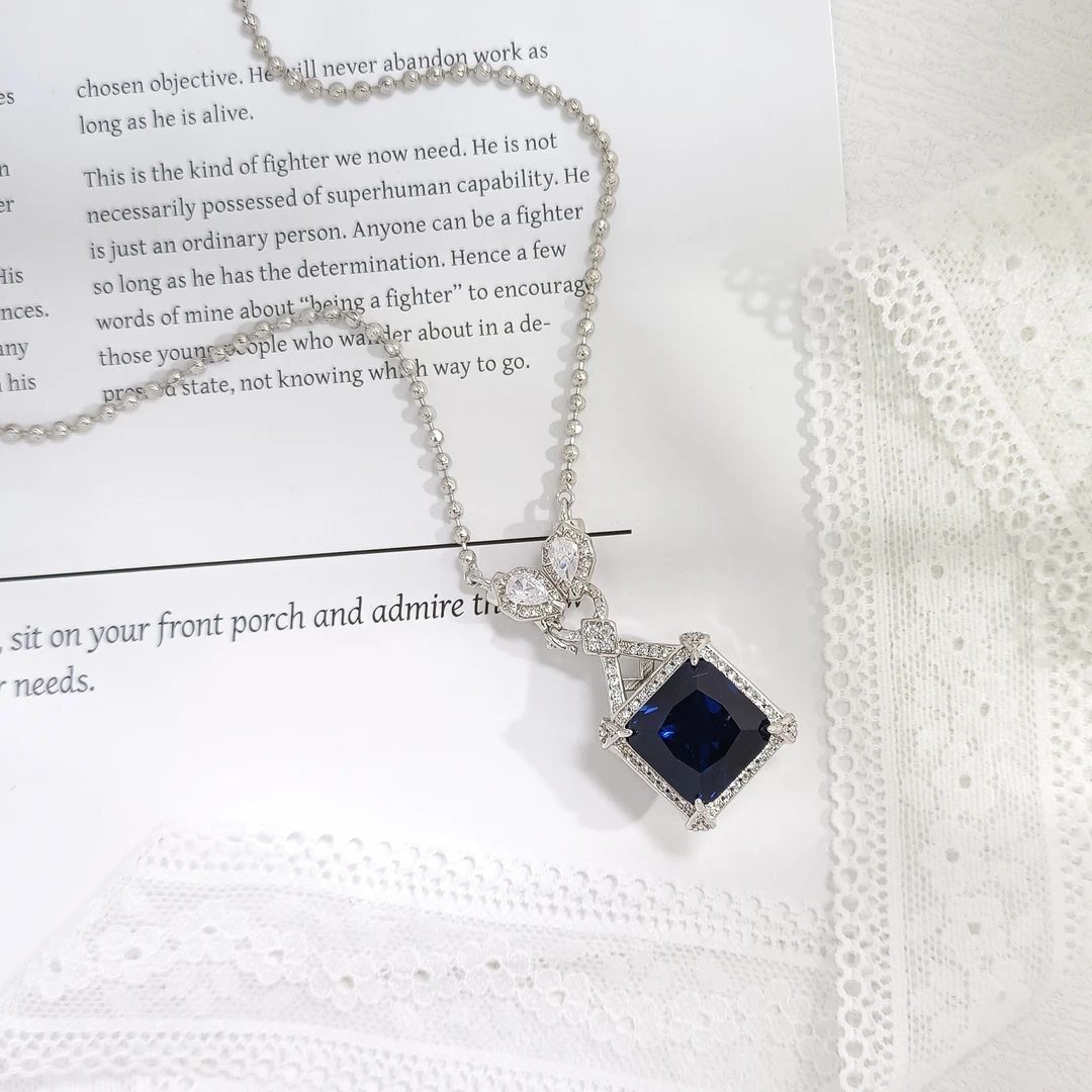 T.Foring 铜合金合成锆石项链 FXLM-56104 项链高级感欧美轻奢