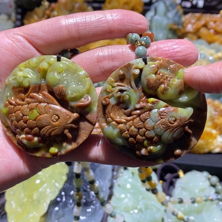 岫玉岫玉吊坠未镶嵌