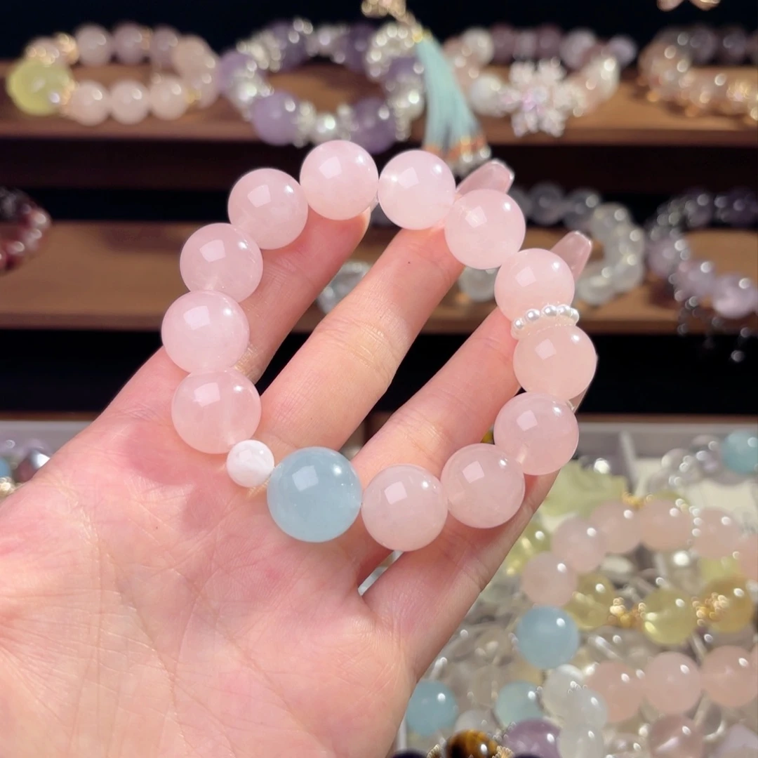 水晶手链合金戀**手串