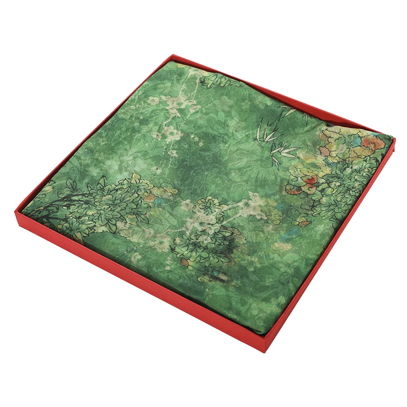 【金秋岁月长巾】180*70 香云花萝中国风暗纹提花双面