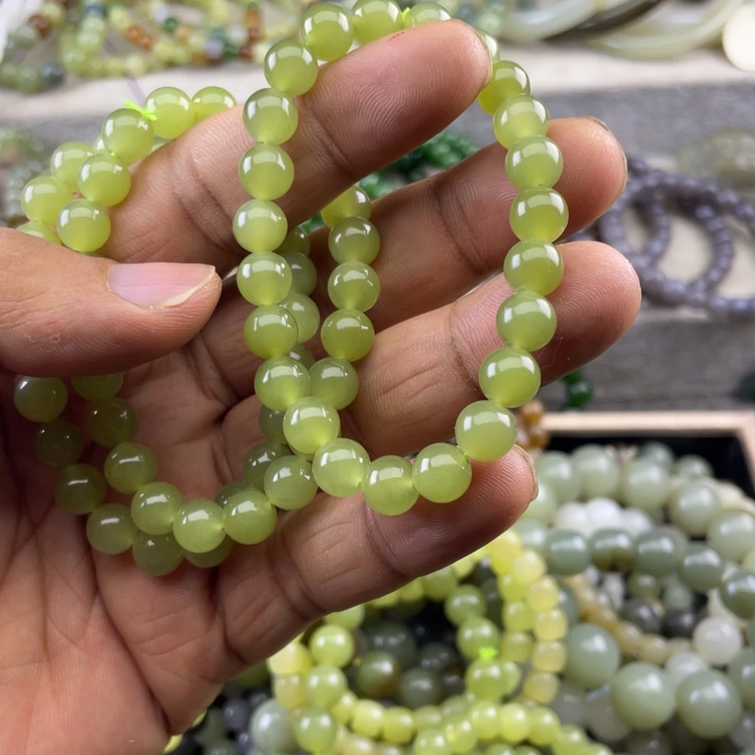 墨***白手链未镶嵌和田玉