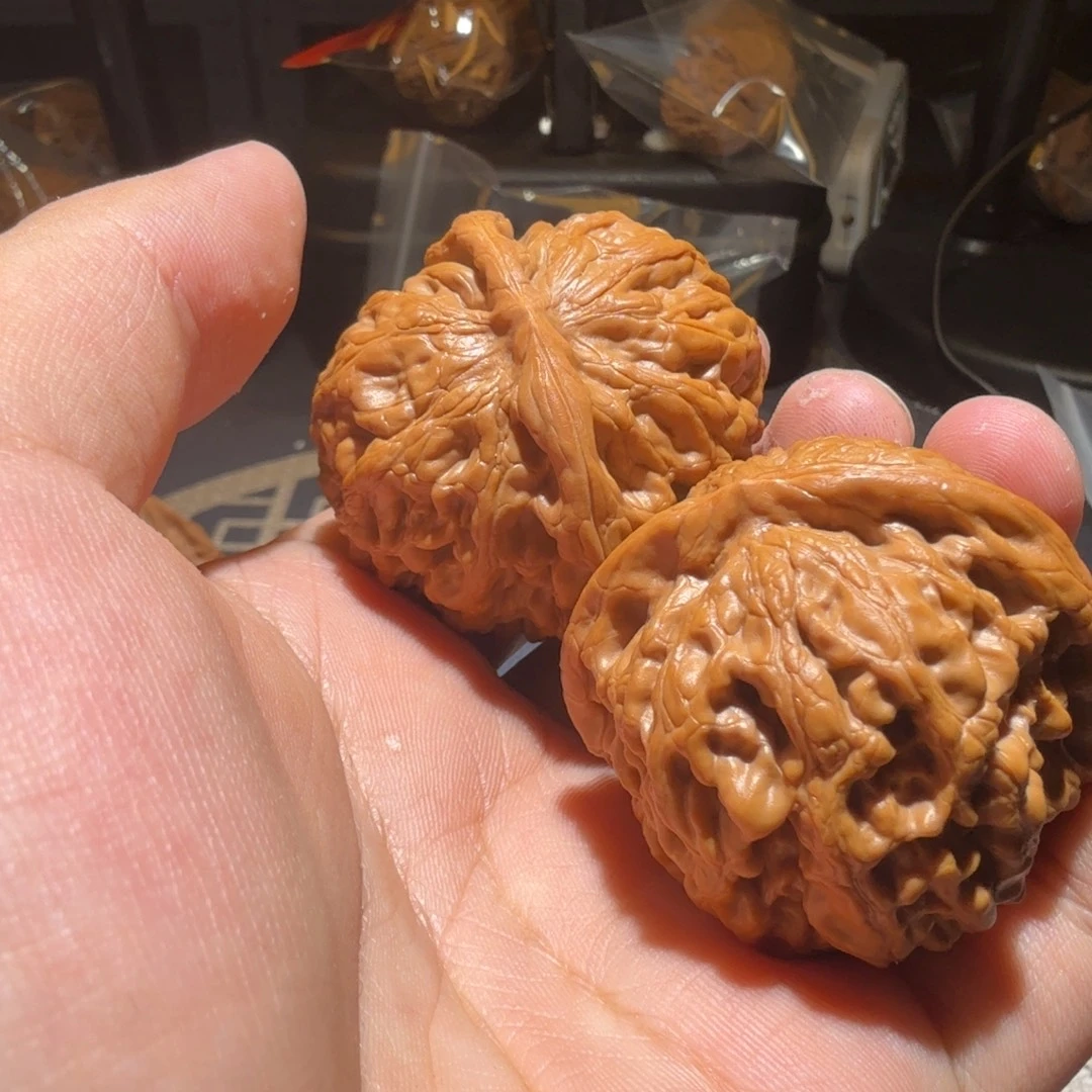 把件猴头核桃凤凰台