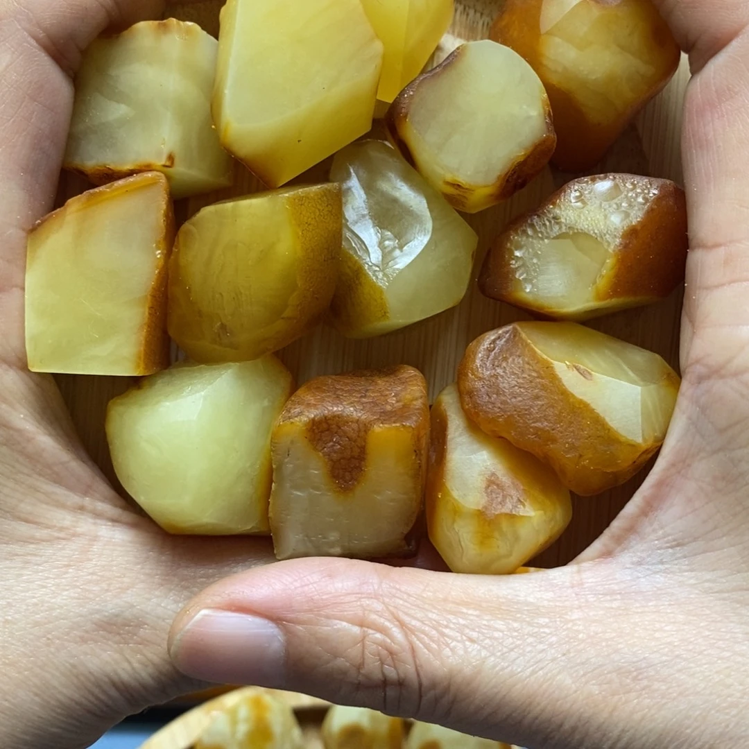 定制琥珀未镶嵌传世琥珀蜜蜡定制