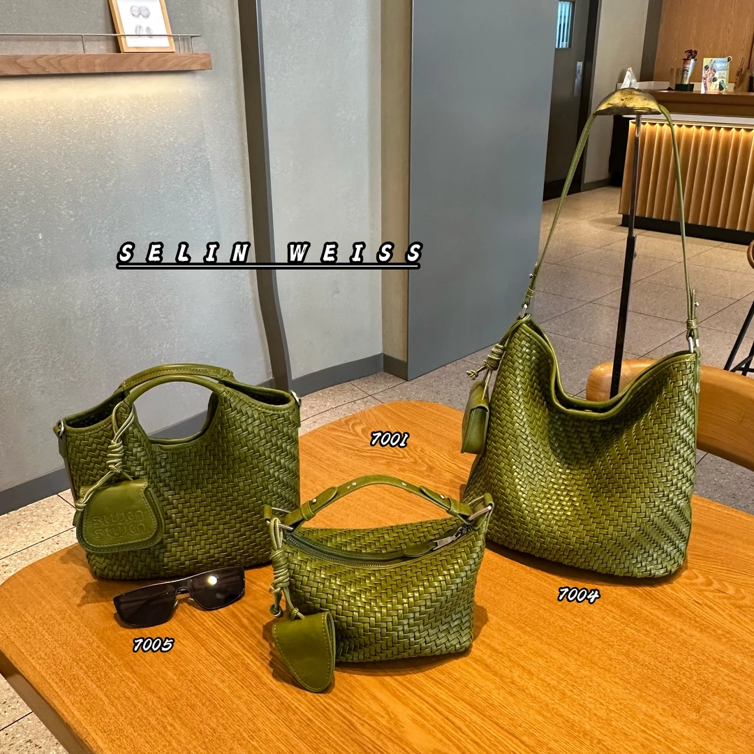 【编织系列】selinweiss-新款手工编织包手机包老钱风单肩斜挎小X