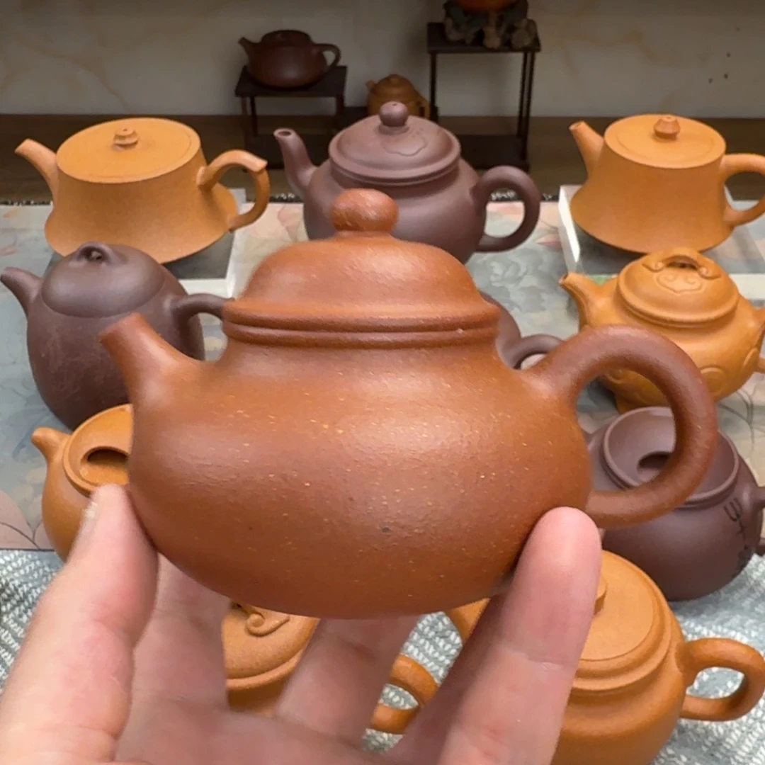 茶壶紫砂微瑕 容天 红降坡 200cc