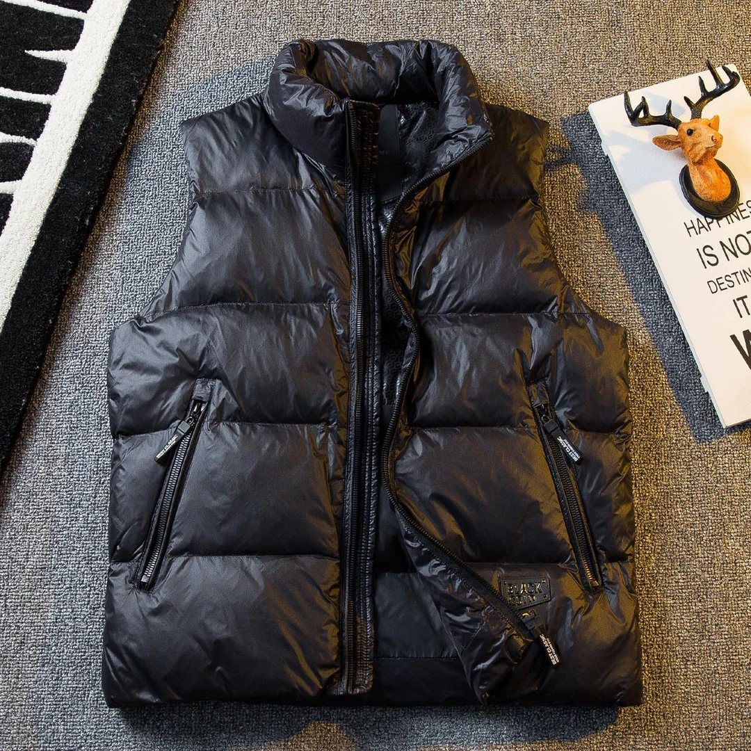 【香港CUFK&轻奢男装】无袖背心男秋冬轻薄马夹坎肩保暖外套男冬季