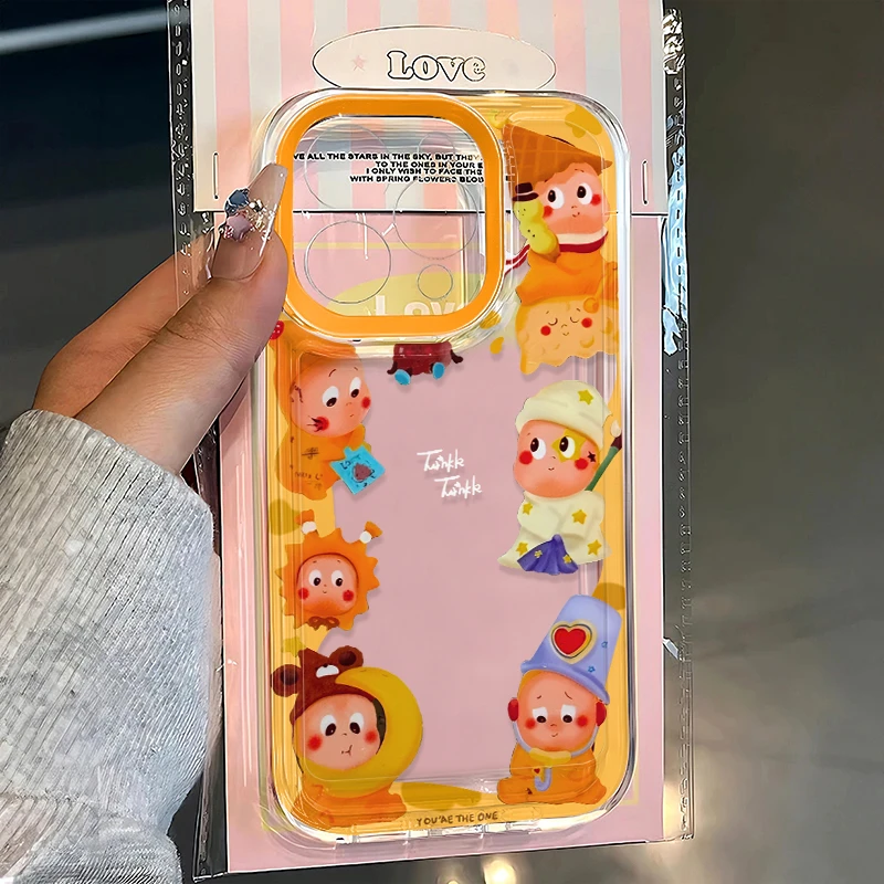 围边星星宝宝适用iPhone16苹果14手机壳oppo华为P70小米15vivo套