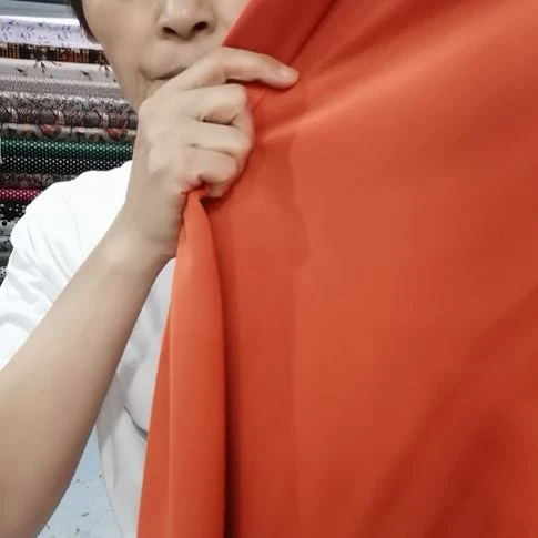 醋酸棉布料橘色2米