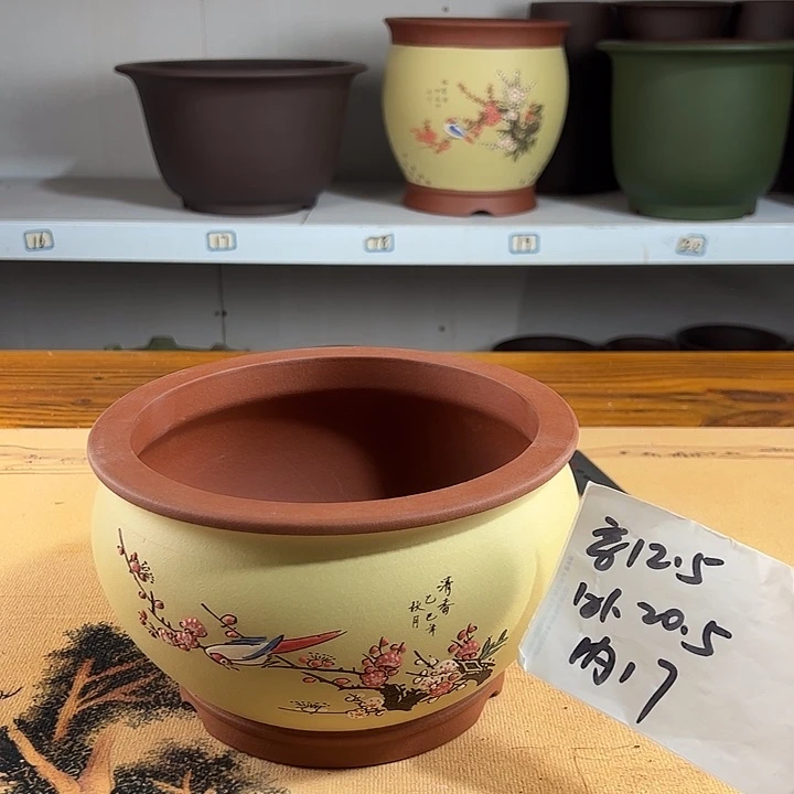 紫砂花盆紫砂兰花盆568