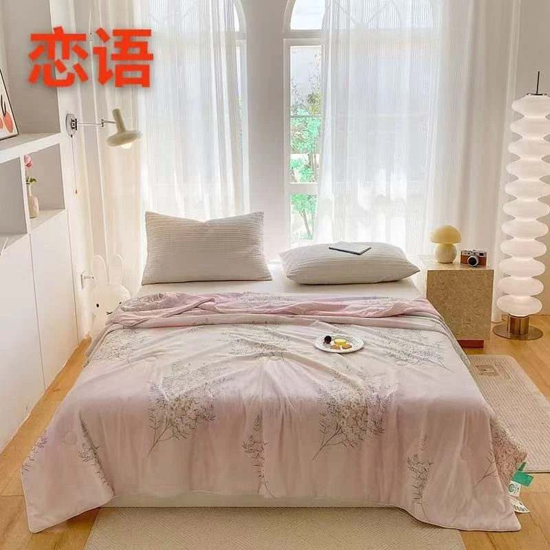 BJ·senior 2025年新款数码印花凉感被-016