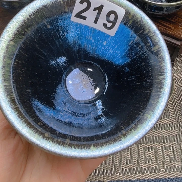 茶盏沐雨茶器柴烧主人杯