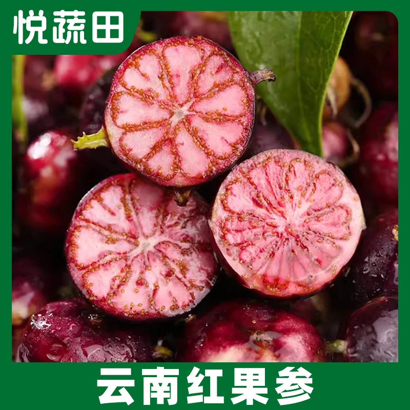 云南高山红果参新鲜蜘蛛果脆甜多汁酸甜可口125g/盒