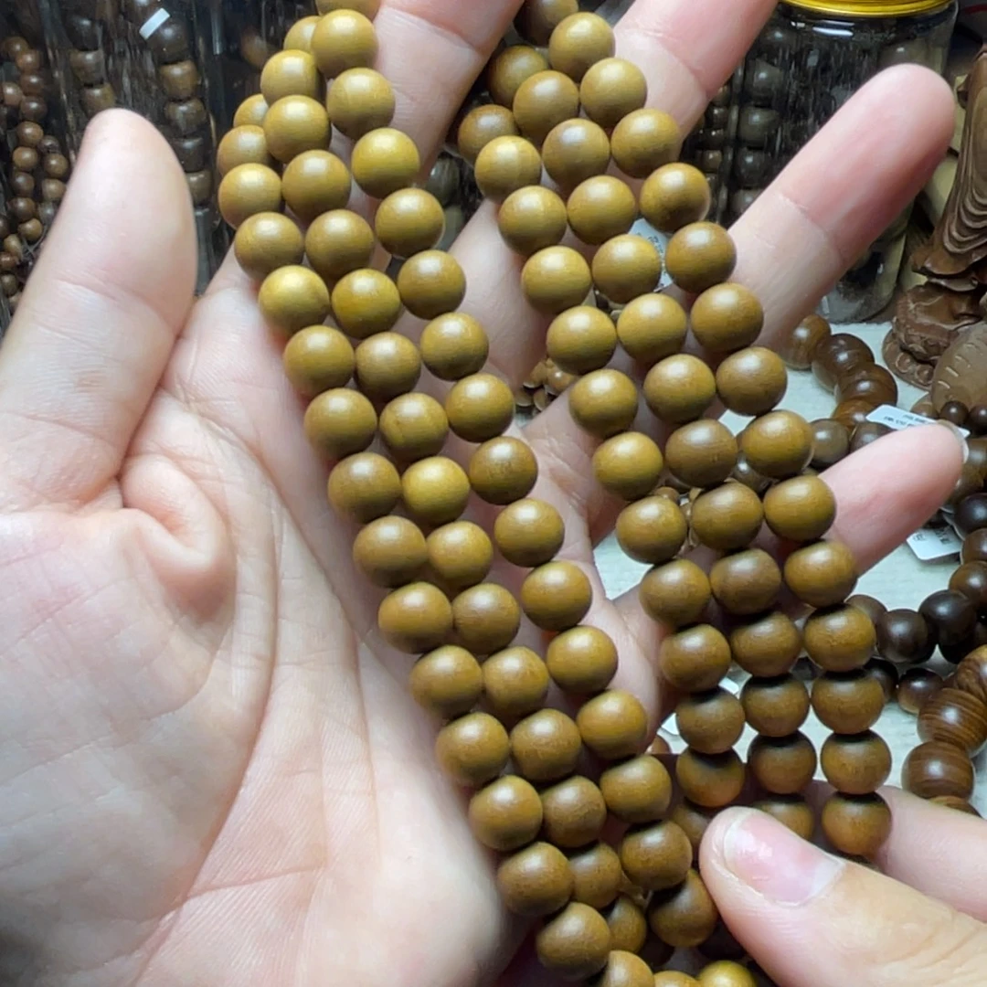 檀香木手串/手链正区老山檀香0.8顺纹