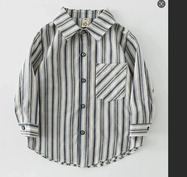 抖店复古条纹衬衫Q1-AF2Q209ZT