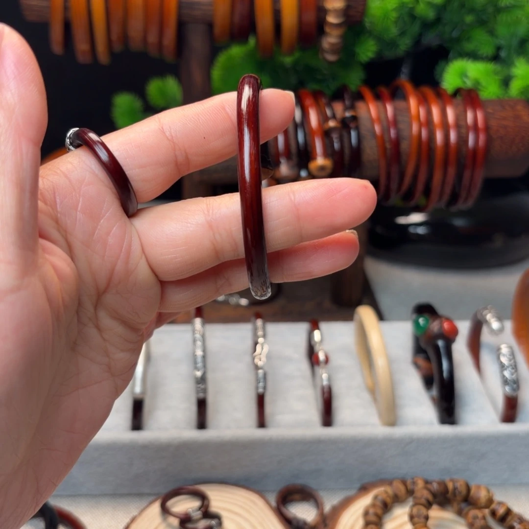 一****木质非金属鸡血藤手镯