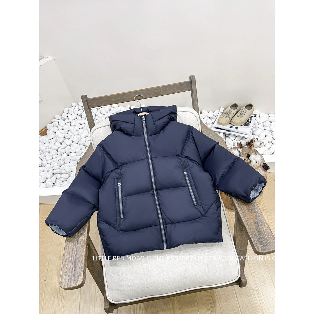 【10月31新款】童装男儿童90白鸭羽绒服2025冬季新款外套MMY841509