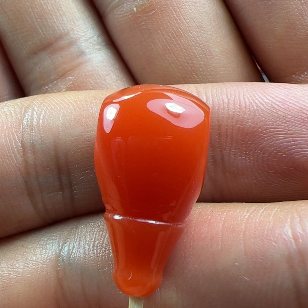 南红玛瑙三通未镶嵌