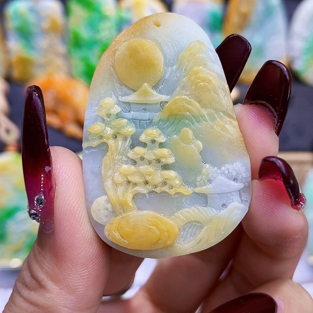 定制翡翠未镶嵌翡翠A货