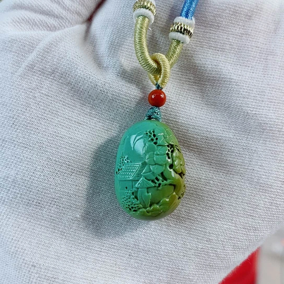 未镶嵌绿松石珠宝奇石