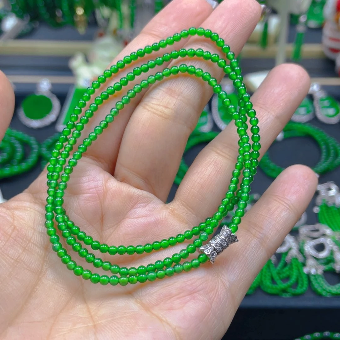 颈饰未镶嵌翡翠项链2.5