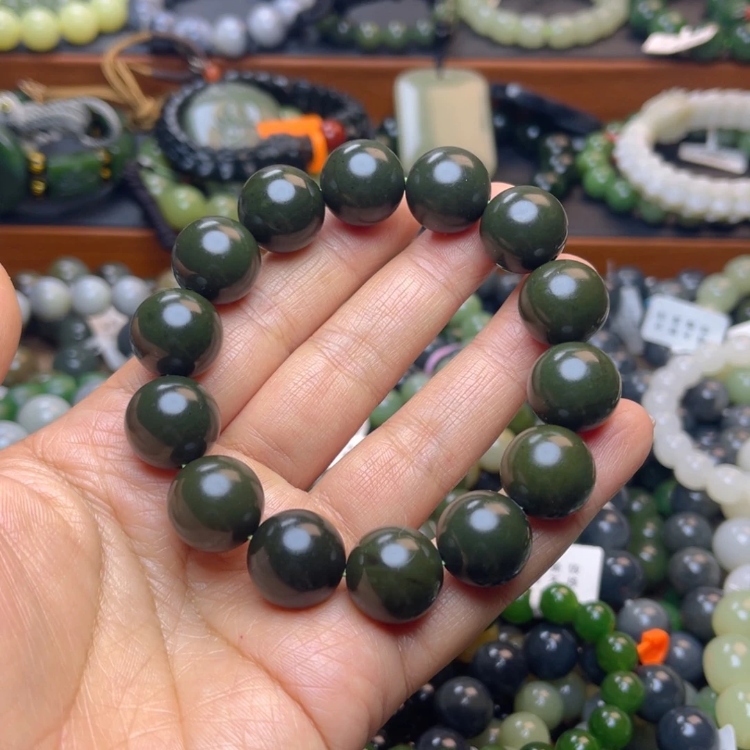 和田玉未镶嵌手链