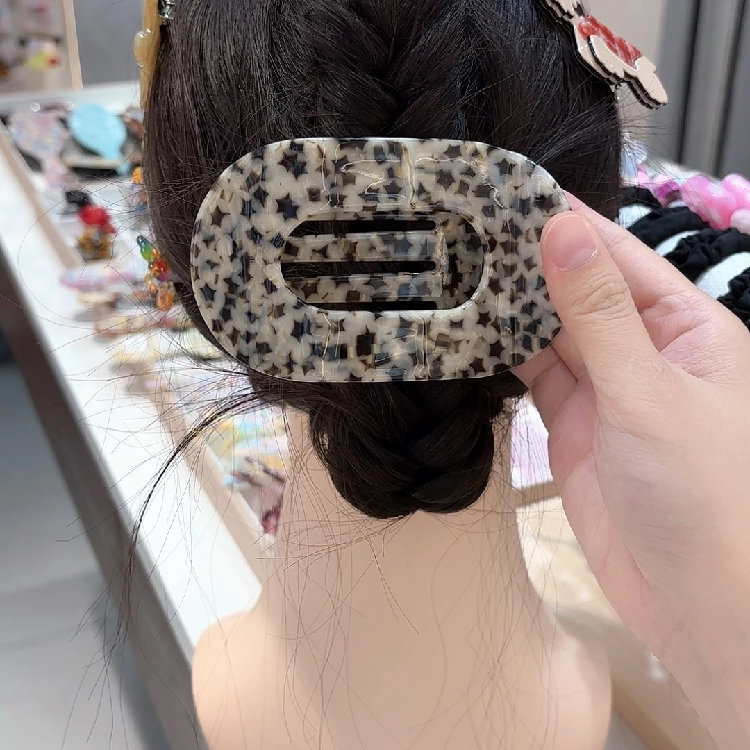 皮质非金属懒人夹一个