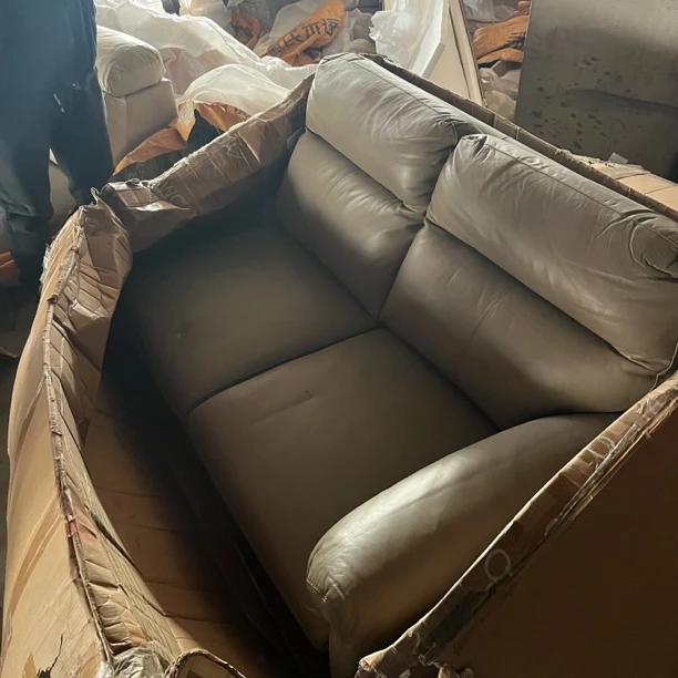沙发皮双人位133×95瑕疵无售后木工0187