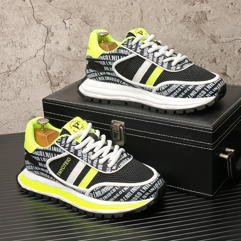 老爹鞋2025夏季新款时尚阿甘鞋潮鞋韩版透气网面休闲鞋百搭运动鞋