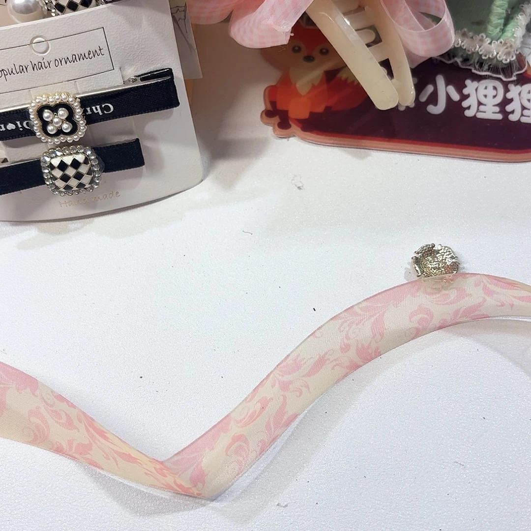 沫小狸狸布艺晚霞2.5纱带