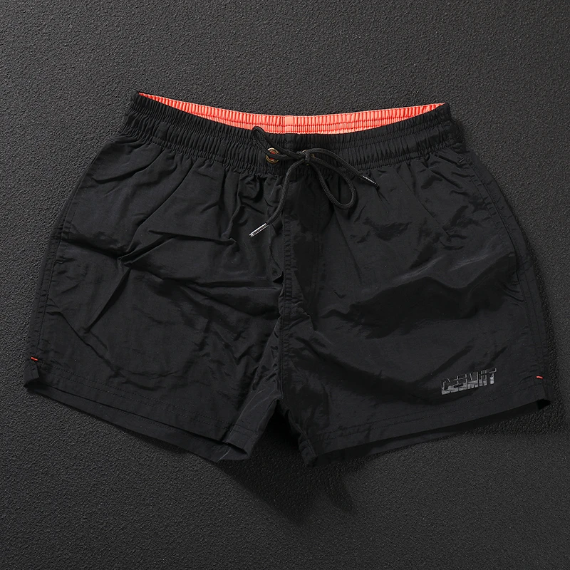 运动短裤男夏季休闲三分裤纯色简约基础款速干可下水沙滩裤度假穿