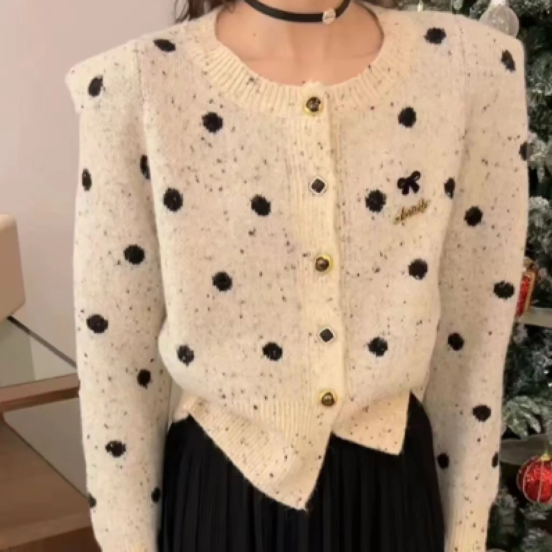 5512#【衣长52】毛衣女冬季加厚打底衫秋冬内搭V领开衫边上衣