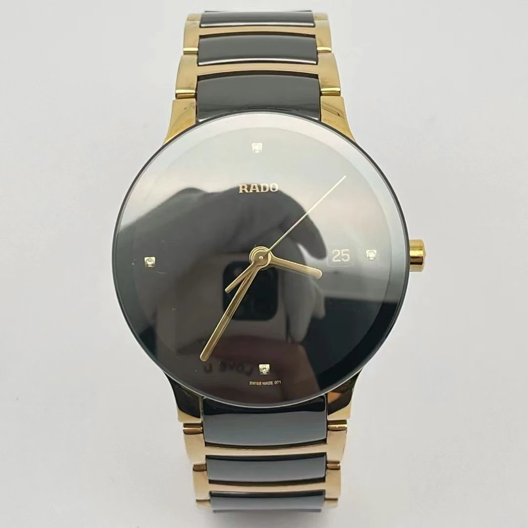 99新 Rado/雷达 晶萃/单表/R30929712/石英腕表/38mm/陶瓷