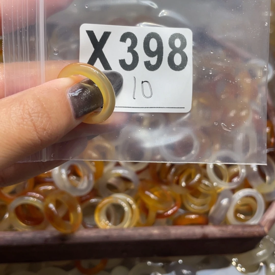 玛瑙/玉髓未镶嵌戒指398