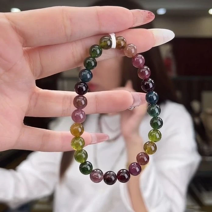 04421620/未镶嵌碧玺7mm+单圈多样性发货