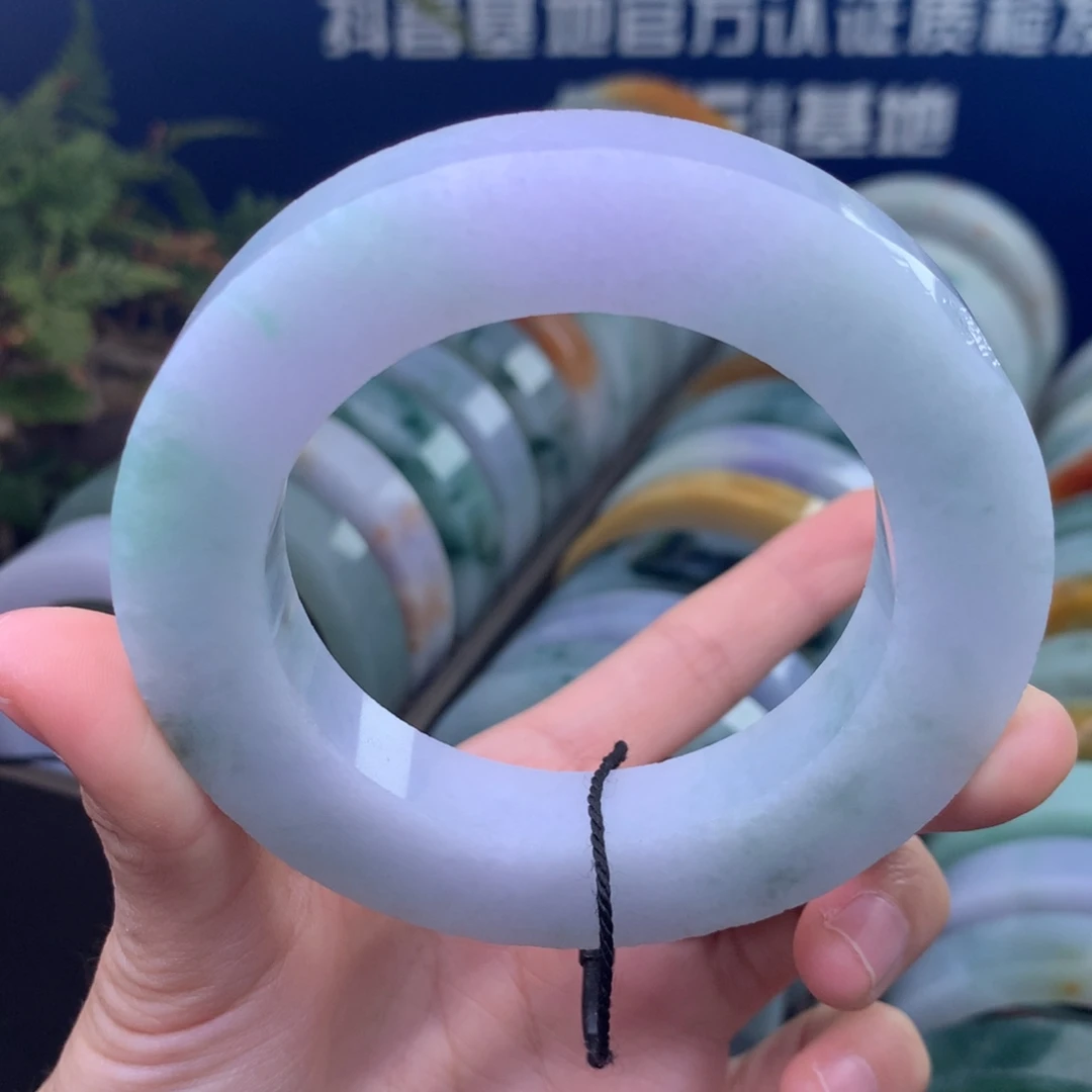 定制翡翠未镶嵌手镯定制不退不换