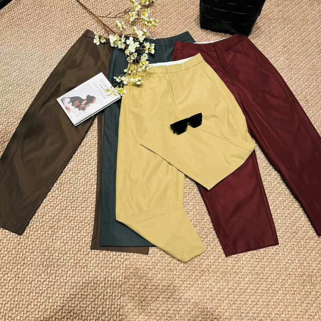 VV&AA  春秋新款时尚百搭休闲显瘦简约镰刀裤  XX3203